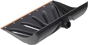 Happyyami Snow Shovel Plastic Heavy Duty Gardening Shovel Head Snow Shovel Head Replacement Portable Snow Remover Firefighting Shovel for Car Driveway House