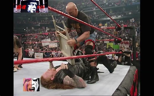 <摄魂>Austin&HHH暗算偷袭毁灭兄弟 Raw.Is.War.2001.04.23