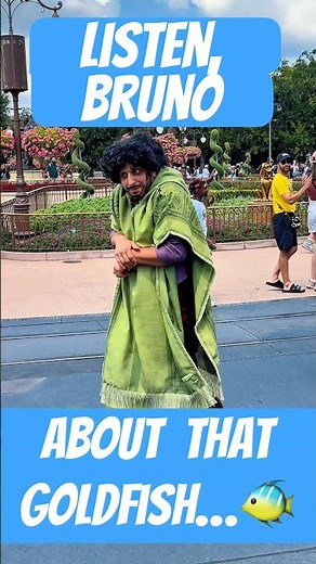 Sorry Bruno - We Did Talk About You - #disneyworld