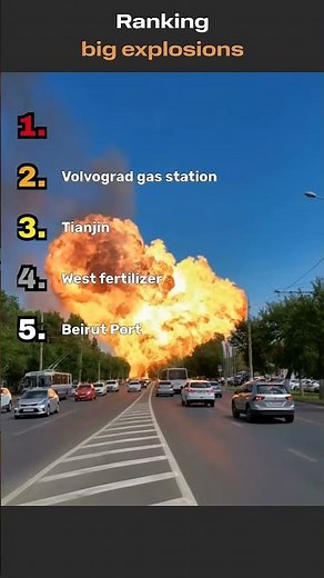 Biggest Explosions Caught on Camera (Ranking)