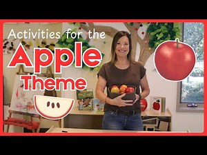 Toddler and Preschool Apple Theme Activities