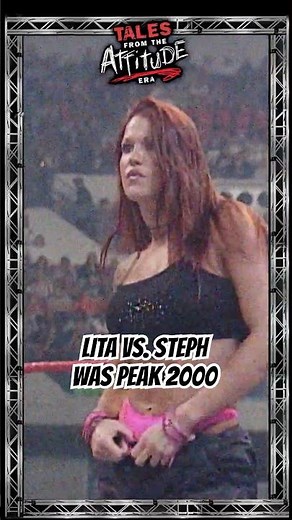 Lita vs. Stephanie for the WWF Womens Title was PEAK Attitude Era