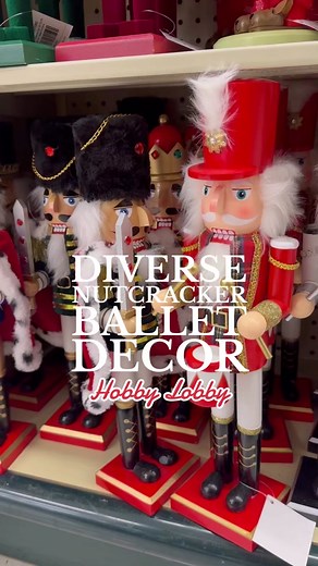 On a scale of 1/10, I’m giving this Hobby Lobby a 2.5 #nutcrackerseason #nutcrackerballet #nutcracker #diversechristmasdecor #ballet #brownballerina #dancer #pointe #comewithme #shopwithme #christmasdecor #quest #fyp #hobbylobby