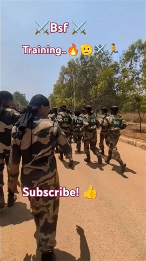 Bsf training..? 🔥🇮🇳🫡🏃 #army #crpf #bsf #motivation #viralvideo #love #commando