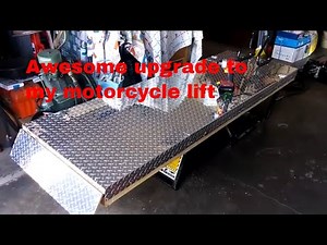 DIY/ Awesome Motorcycle lift upgrade