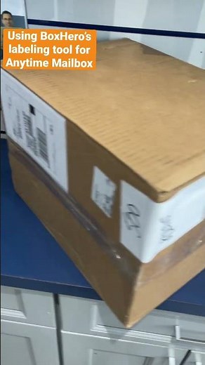 Using BoxHero’s Package Labeling Tool for Anytime Mailbox