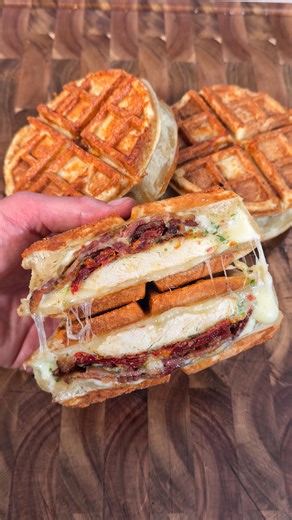 Chicken bacon ranch waffles recipe