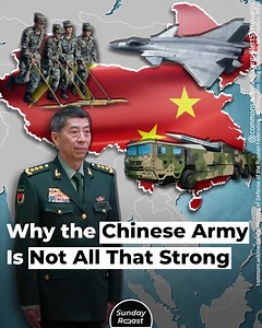 215K views · 2.3K reactions | The People’s Liberation Army must not be underestimated. But let’s not exaggerate its might, either. | Sunday Roast | Facebook