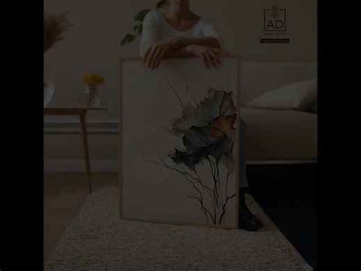 Abstract Tree Art Print: Modern Minimalist Home Decor (digital Download) - Etsy