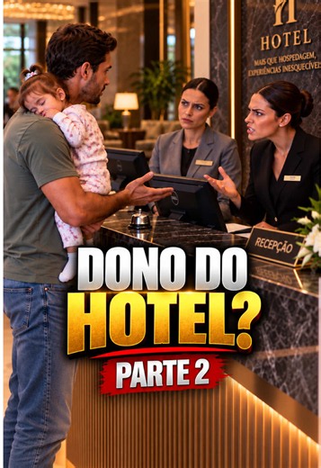 Dono do hotel? | Parte 2 Ele finalmente decidiu provar quem realmente era… mas o que aconteceu depois deixou as recepcionistas sem reação. Continua… #Novela #Drama #PlotTwist #Historia #Parte2