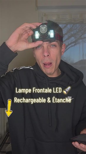 Cette lampe frontale LED rechargeable est l’accessoire indispensable pour toutes vos activités en plein air. ⭐⭐⭐⭐☆ Notée 4,4/5 sur 3 000 avis 🔥 46 000 déjà vendues ✅ Éclairage LED puissant ✅ Rechargeable – économique et pratique ✅ Étanche – idéale pour la pluie et l’extérieur ✅ Parfaite pour camping, randonnée, exploration, bricolage ✅ Légère et confortable à porter #OffresPourToi #SurvieEnFevrier #TiktokShop #PleinAir