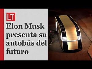 Elon Musk presenta la Tesla Robovan, su autobús del futuro sin conductor ni pedales