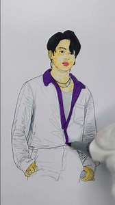 “Jungkook PTD Seoul Coloring Art ✨ Satisfying BTS Drawing “ #jungkook #bts #btsfanarts