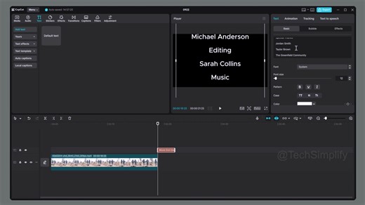 How to Add Vertical Scrolling or Rolling End Credits Text in Cap Cut PC? Make your videos look professional with vertical scrolling or rolling end credits in CapCut on PC! 🎬✨ Perfect for movies, short films, or creative projects, this feature adds a polished finishing touch to your content. Stand out with sleek, cinematic-style credits that impress your audience every time. #tech #howto #add #vertical #scrolling #animaton #vertical #scrollinganimaton #verticalscrolling #rollingtext #capcut #cap