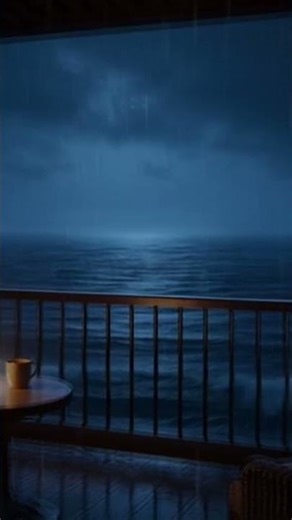 Heavy Rain Sounds for Deep Sleep – Beach Cabin Roof Rain Dark Screen