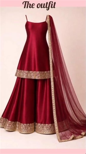 Elegant look ke liye bas ek maroon❤️ suit hi kaafi hai.💫#EthnicWear #IndianFashion #MaroonSuit