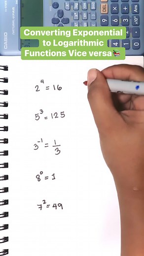 1K views | G11: Converting Exponential to Logarithmic Functions.❤️ | Prof Math Wizard | Facebook