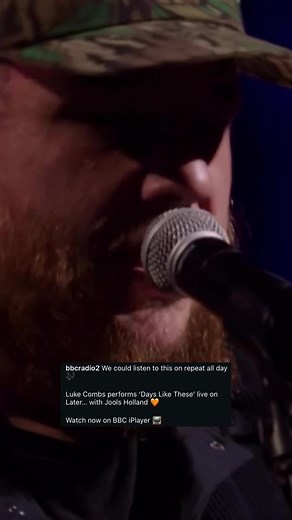 Days like these live on @BBC Radio 2 #lukecombs #country #music #bbc #live @Luke Combs