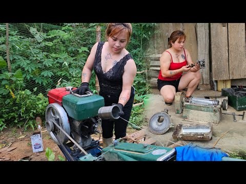 TIMELAPSE: Girl Repairs Engines, Restores Severely Damaged Tractors, and Clever Ways to Handle them