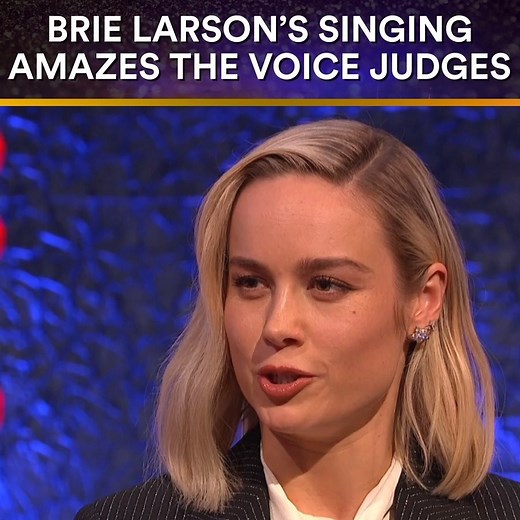Brie Larson auditions for The Voice judges 🤯 | The Jonathan Ross Show