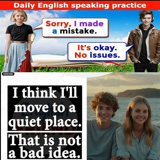 Easy Conversations to Practice English Speaking and Listening for Beginners English Listening & Speaking Practice 100 Simple Conversations for Beginners Improve your English speaking and listening skills through easy and practical conversations. Perfect for beginners, these conversations will help you speak confidently in daily life situations. Tags #dailylenglishspeakingwords #learnenglish #learnenglishonline #englishstudy #EnglishLanguageSkills #dailylifeenglish | Learn English