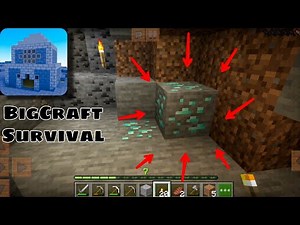 BigCraft Explore Gameplay part 3 - Find Diamonds in Survival Mode