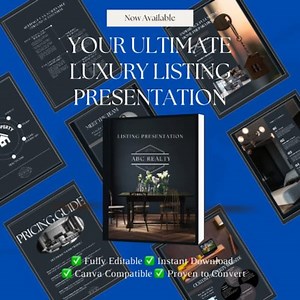 Real Estate, Listing Presentation, Real Estate Templates, Mailers for Realtors, Real Estate Agent, Buyer Package for Realtors - Etsy