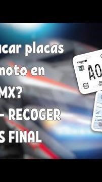 ¿Como sacar placas para moto en CDMX? Parte final / recoger placas y tarjeta de circulación 👀