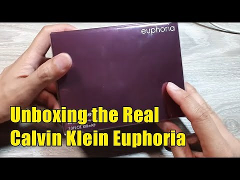 📦 Unboxing the Real Calvin Klein Euphoria – Authentic Perfume Review & First Impressions ✨