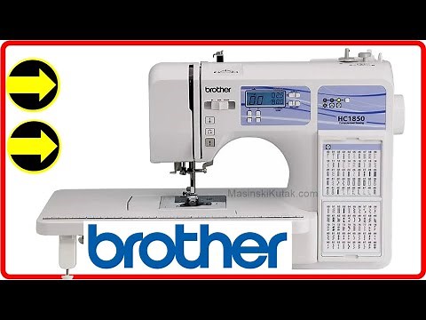 Brother Computerized Sewing Maschine Tutorial / Brother HC1850 Instructional DVD