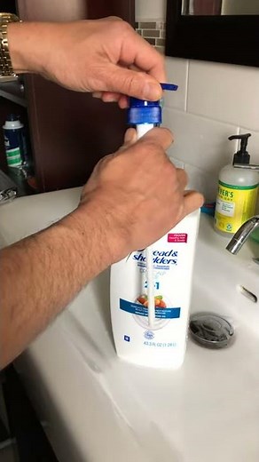 Unlock stubborn shampoo or lotion bottle pump dispenser