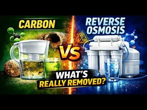 Carbon vs Reverse Osmosis: What Water Filters Actually Remove