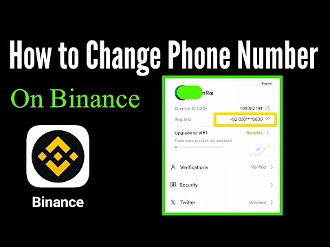How to Change phone number on Binance / Binance phone number Change
