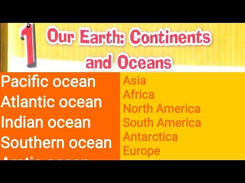 class 5 chapter 1 our earth continents and oceans