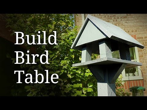 Make a wooden bird table | Step by step guide