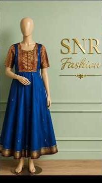 Saree to Stunning Circle Anarkali ✂️✨Elegant Silk Circle Anarkali Design 💫