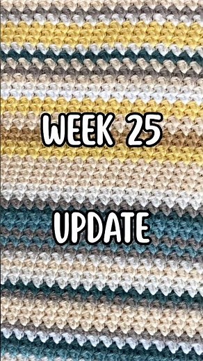 2026 Temperature Blanket | Week 25: Finally the LAST Colour!
