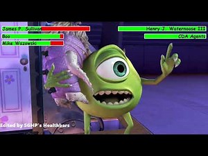 Monsters, Inc. Final Battle with healthbars