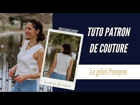 Sewing Tutorial & Challenge 🤍 The Pompom Suit Vest