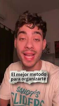 EL MEJOR METODO PARA ORGANIZARTE EN LA FACULTAD