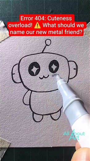 how to draw a robot