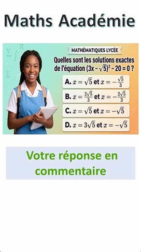 Equation racine carrée