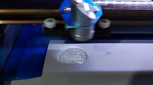 High Precision Rubber Stamp Making Machine Co2 Laser Engraver Cutter