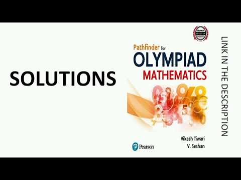 Solutions to Pathfinder for Olympiad Mathematics