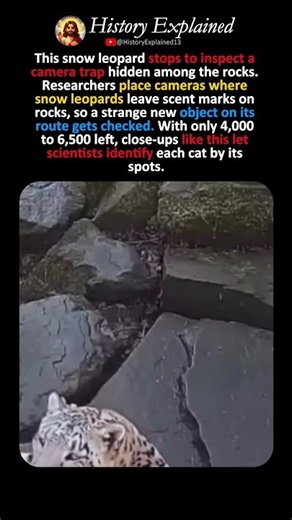 THE SNOW LEOPARD FOUND THE CAMERA