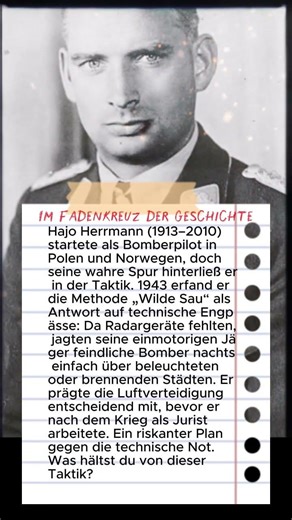 ▶️ Die Taktik der „Wilden Sau“: Wie man Bomber ohne Radar jagte