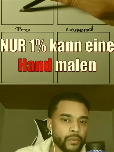 NUR 1% kann eine Hand malen 😱