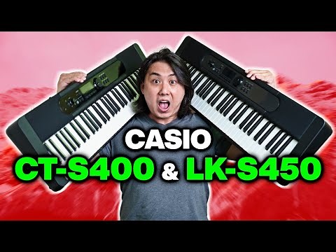 Casio's Most Powerful Beginner Portable Keyboards Yet! Casio CT-S400 / Casio LK-S450