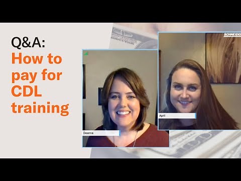 How to pay for CDL training
