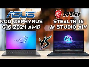 Rog Zephyrus G16 vs Msi Stealth 16 AI | The Best Gaming Laptops in 2024 | Tech compare